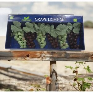 WILSON & FISHER DELUXE GRAPE CLUSTER LIGHT SET 150 LIGHTS~NEW~6 GRAPES CLUSTERS